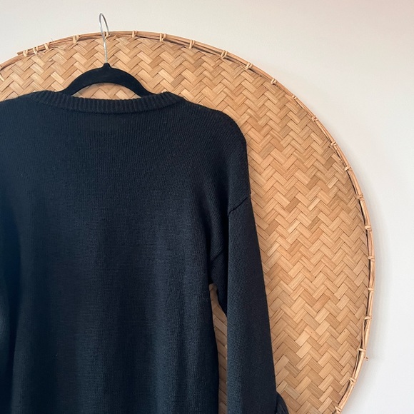 GORGEOUS ANIYE BY SWEATER WITH FAUX FUR STYLISH CUFFS PART WOOL/ALPACA - NWOT - Picture 7 of 10